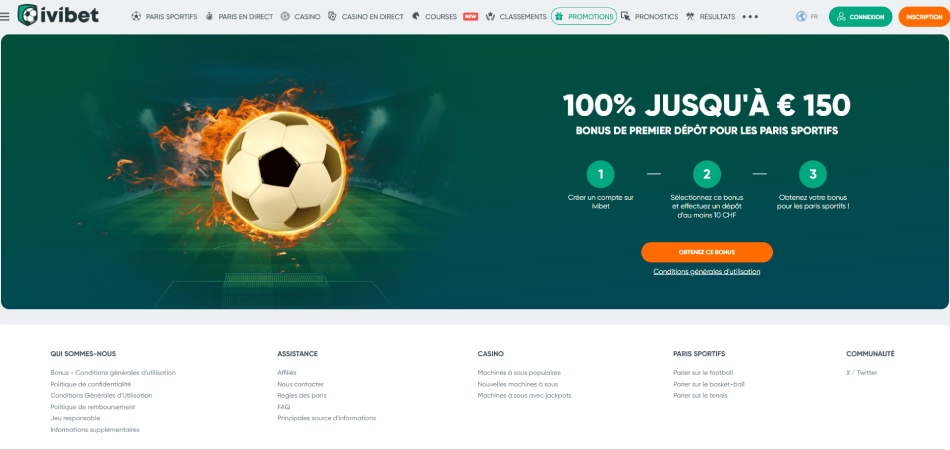 Ivibet - Nouveau site de paris sportifs