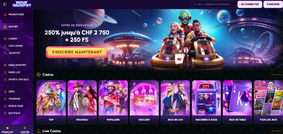 NovaJackpot - Le meilleur pour les paris sportifs